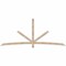 Ekena Millwork Alberta Smooth Timber Gable Bracket, Douglas Fir, 108"W x 45"H x 1 1/2"D x 3 1/2"F, 10/12 Pitch GBW108X45X0204ALB00SDF - alternate 1